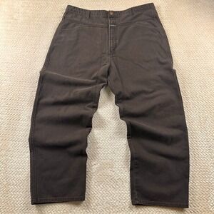Vintage Marithe Francois Girbaud Jeans Brown Carpenter Skater Baggy 90's Mens 42